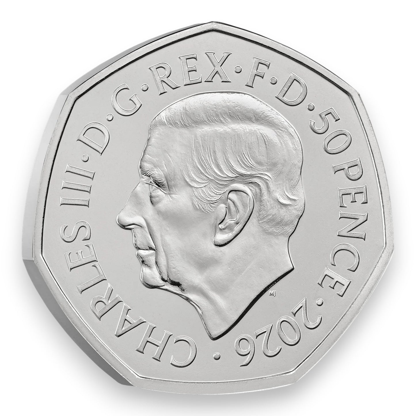 2026 UK 50p Brilliant Uncirculated Colour Coin – 25 Years of The Lord of the Rings: The One Ring