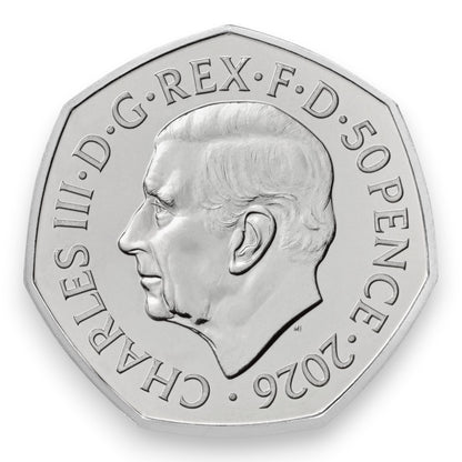 2026 60 Years of Star Trek - Live Long and Prosper 2026 UK 50p Brilliant Uncirculated Coin
