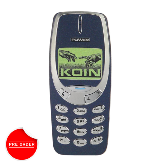 2025 Unbreakable Phone $2 Niue Colored Gilded 2oz Silver Coin