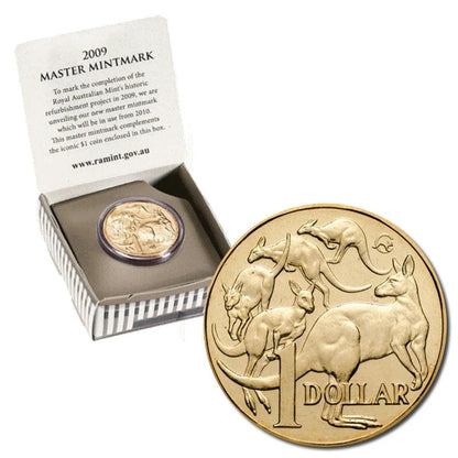 2009 $1 Coin - Mob of Roos Master Mintmark