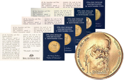 1996 $1 Coin - 100th Anniversary of the Death of Sir Henry Parkes