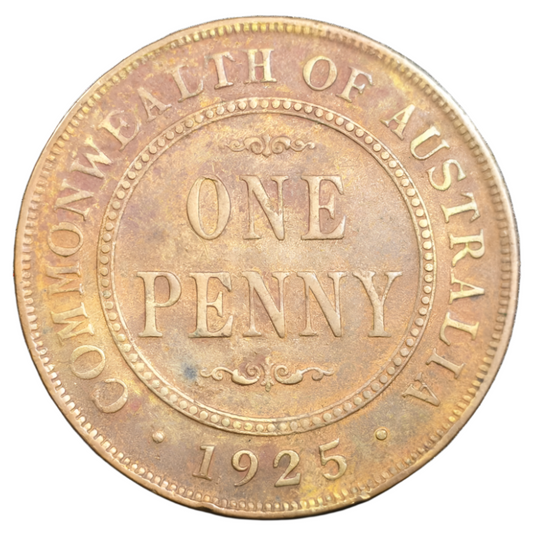 1925 Australian Penny - Very Good