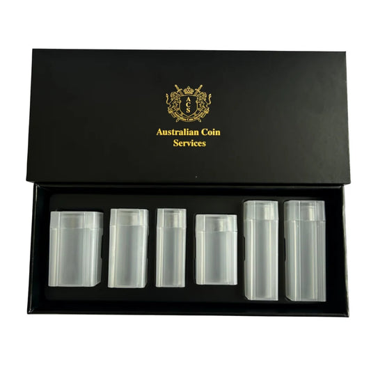 Australian Year Set Boxes (Holding One of Each Denomination of Tubes)