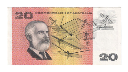 1966 Australian $20 Note - XAA 187188 - Coombs/Wilson - R401F - First Prefix - Extremely Fine