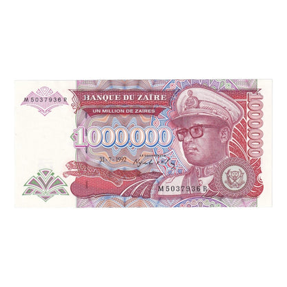 1992-1993 Zaire Banknote Collection - Uncirculated 1992-1993 Issues (11-Note Lot)