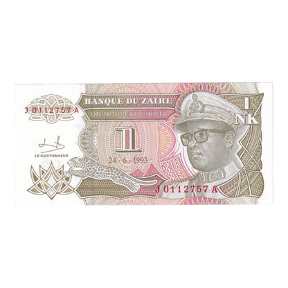1992-1993 Zaire Banknote Collection - Uncirculated 1992-1993 Issues (11-Note Lot)