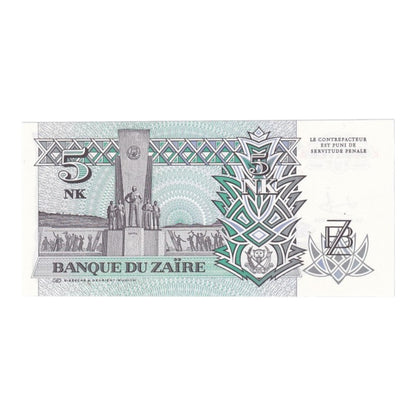 1992-1993 Zaire Banknote Collection - Uncirculated 1992-1993 Issues (11-Note Lot)