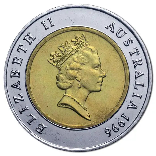1996 $5 Coin - Sir Donald Bradman - Bimetallic