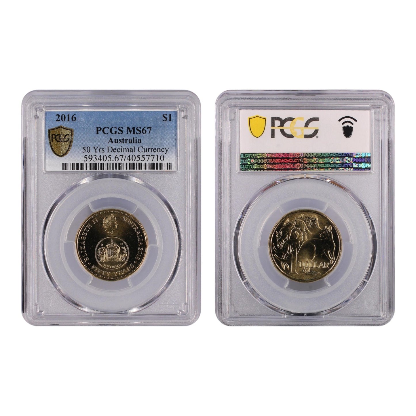 2016 $1 Coin - 50 Years of Decimal Currency - MS67 - #40557710