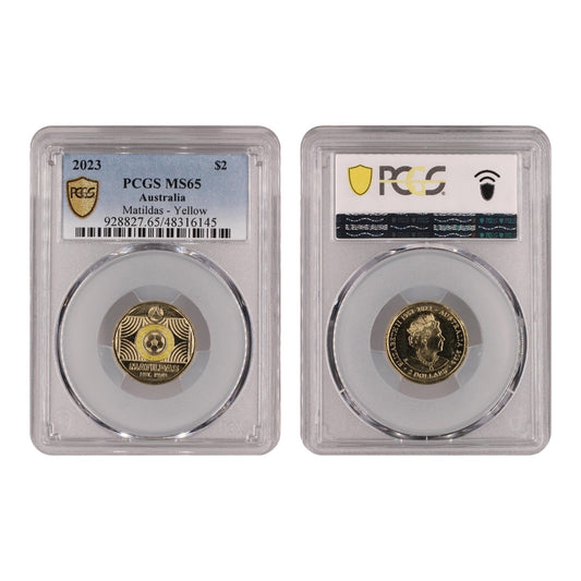 2023 $2 Matildas Yellow (MS65)