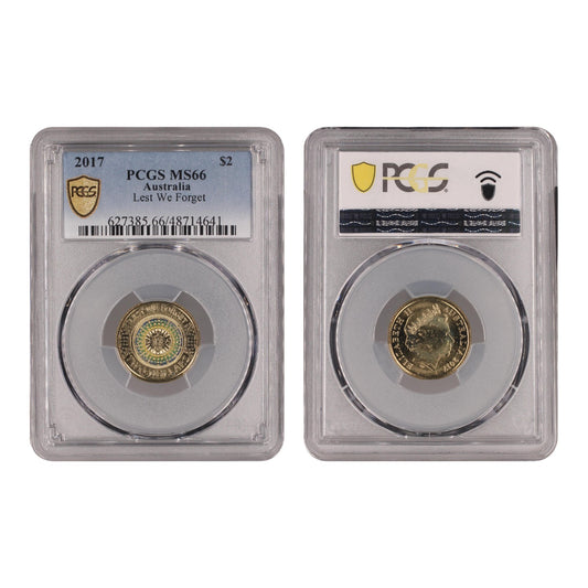 2017 $2 Coin - Lest We Forget - MS66 - #48714641