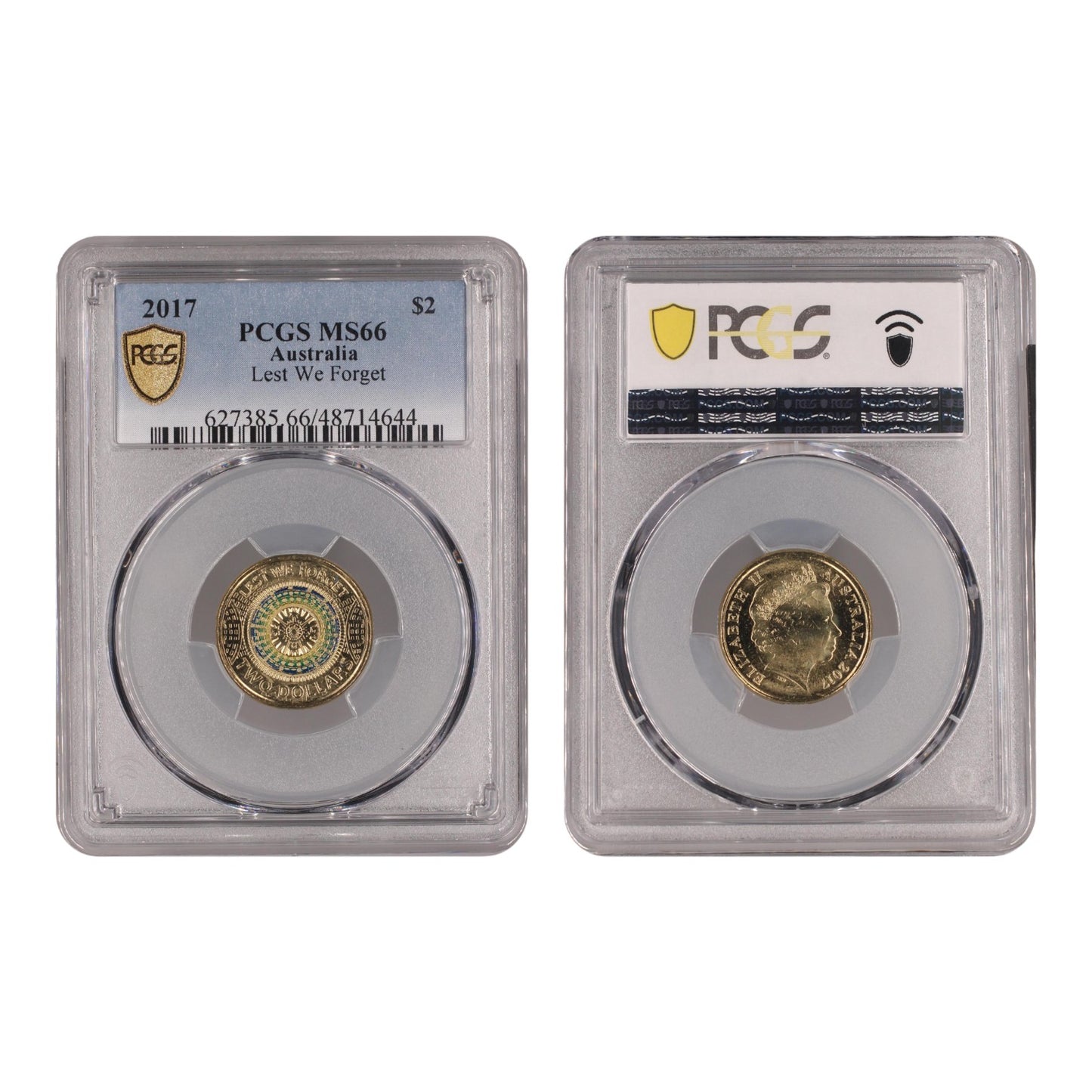 2017 $2 Coin - Lest We Forget - MS66 - #48714644