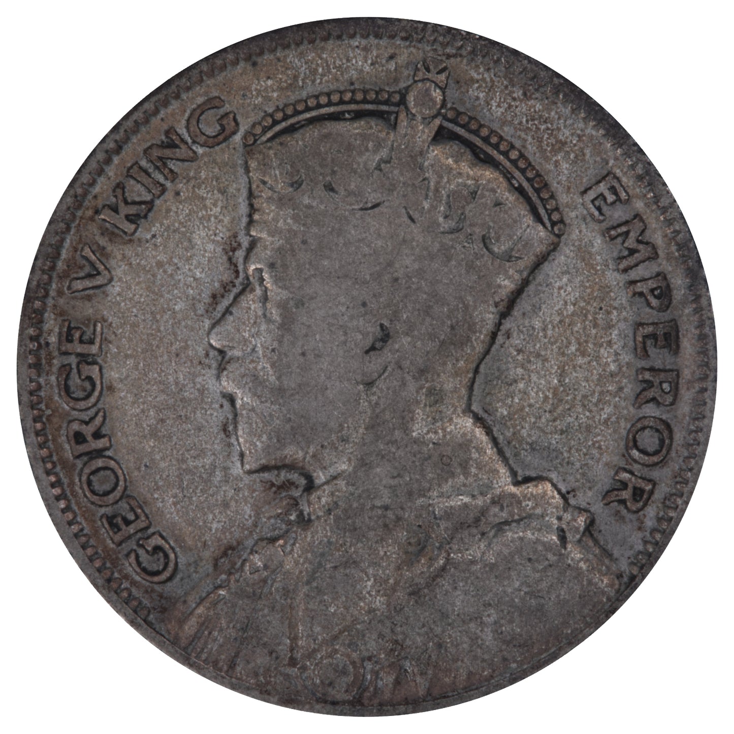 1933 to 1935 New Zealand - Silver Half Crown Three-Coin Set