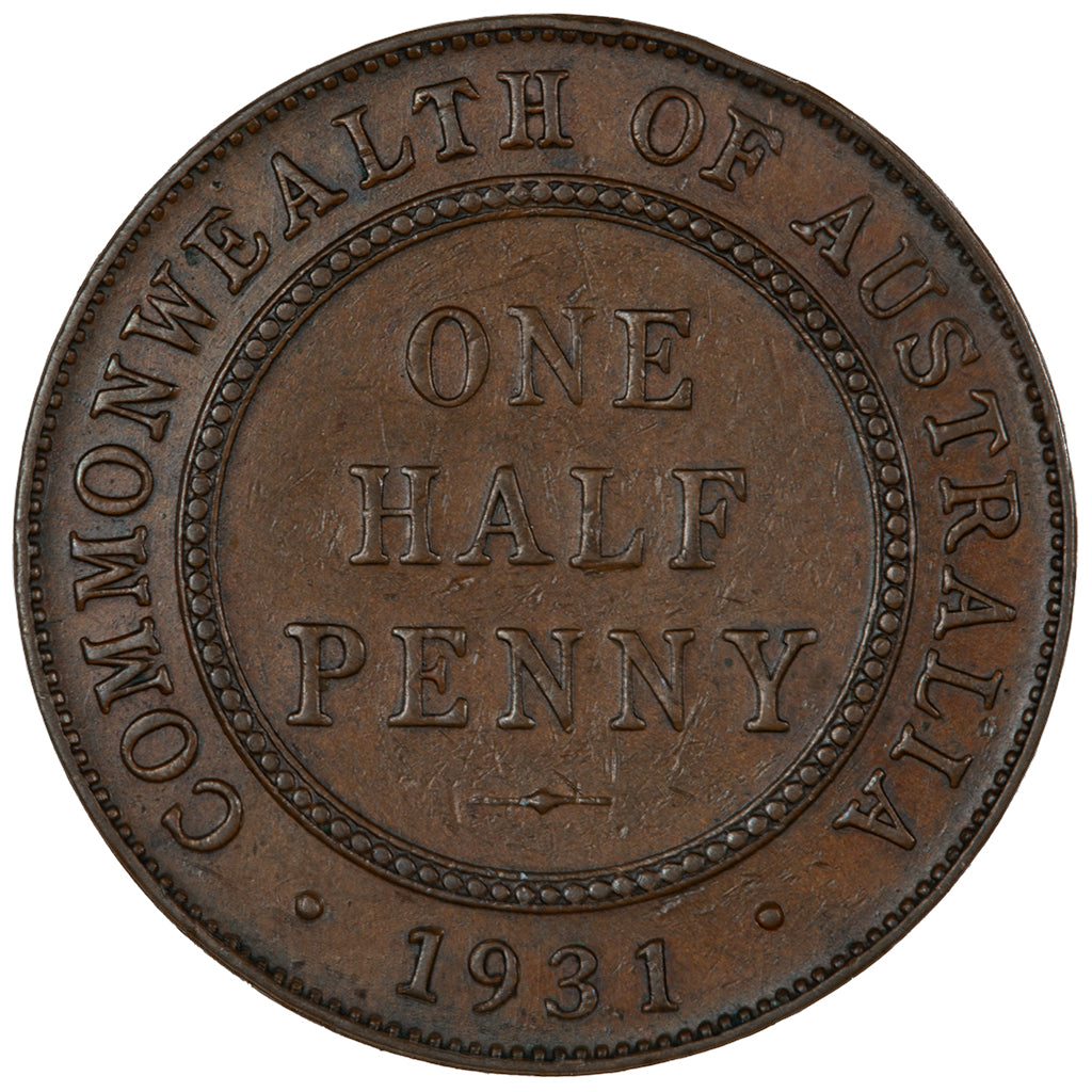 1931 Australian Half Penny - Fine