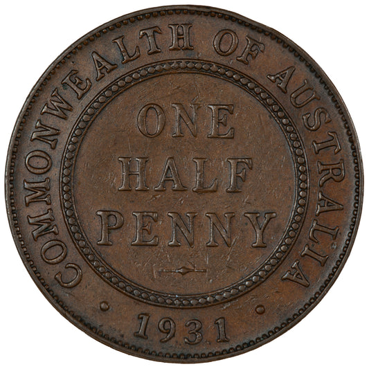 1931 Australian Half Penny