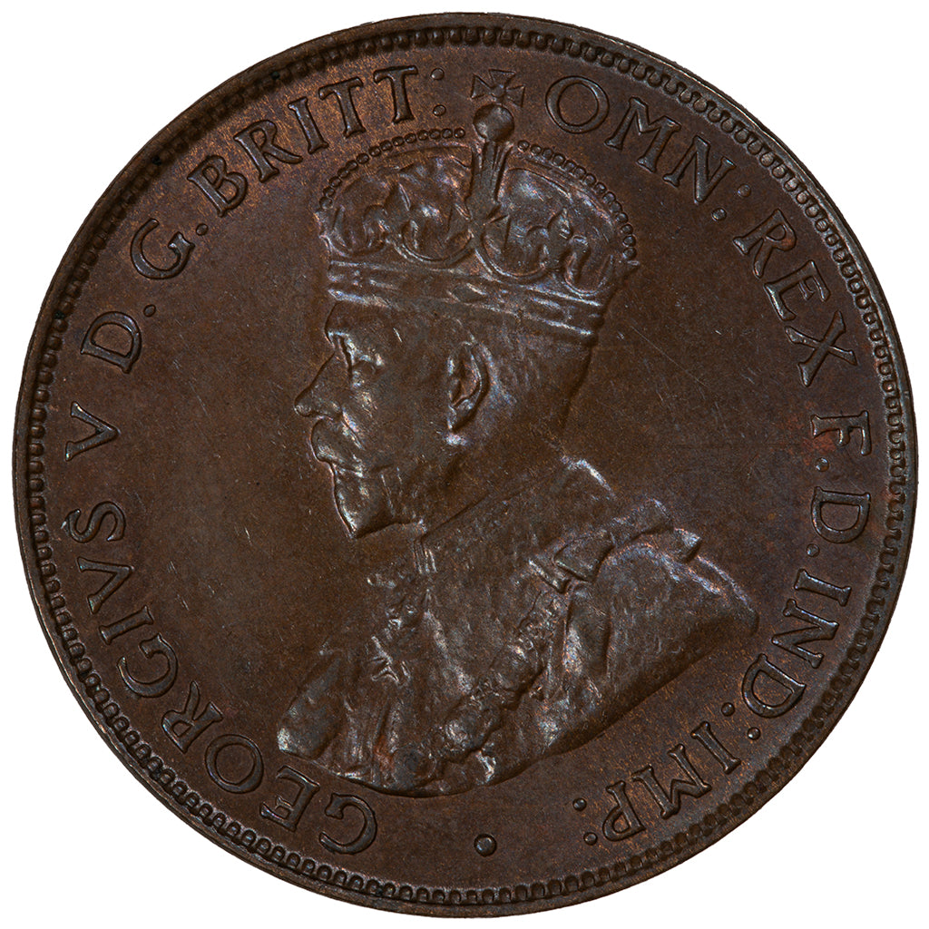 1932 Australian Half Penny - About Uncirculated