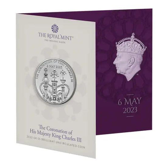 **Pre-Order** King Charles III 2023 £5 Coronation Brilliant Uncirculated Coin - Loose Change Coins