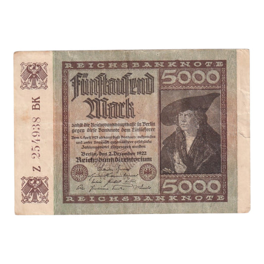 1922 Germany - p81  - 5000 Mark