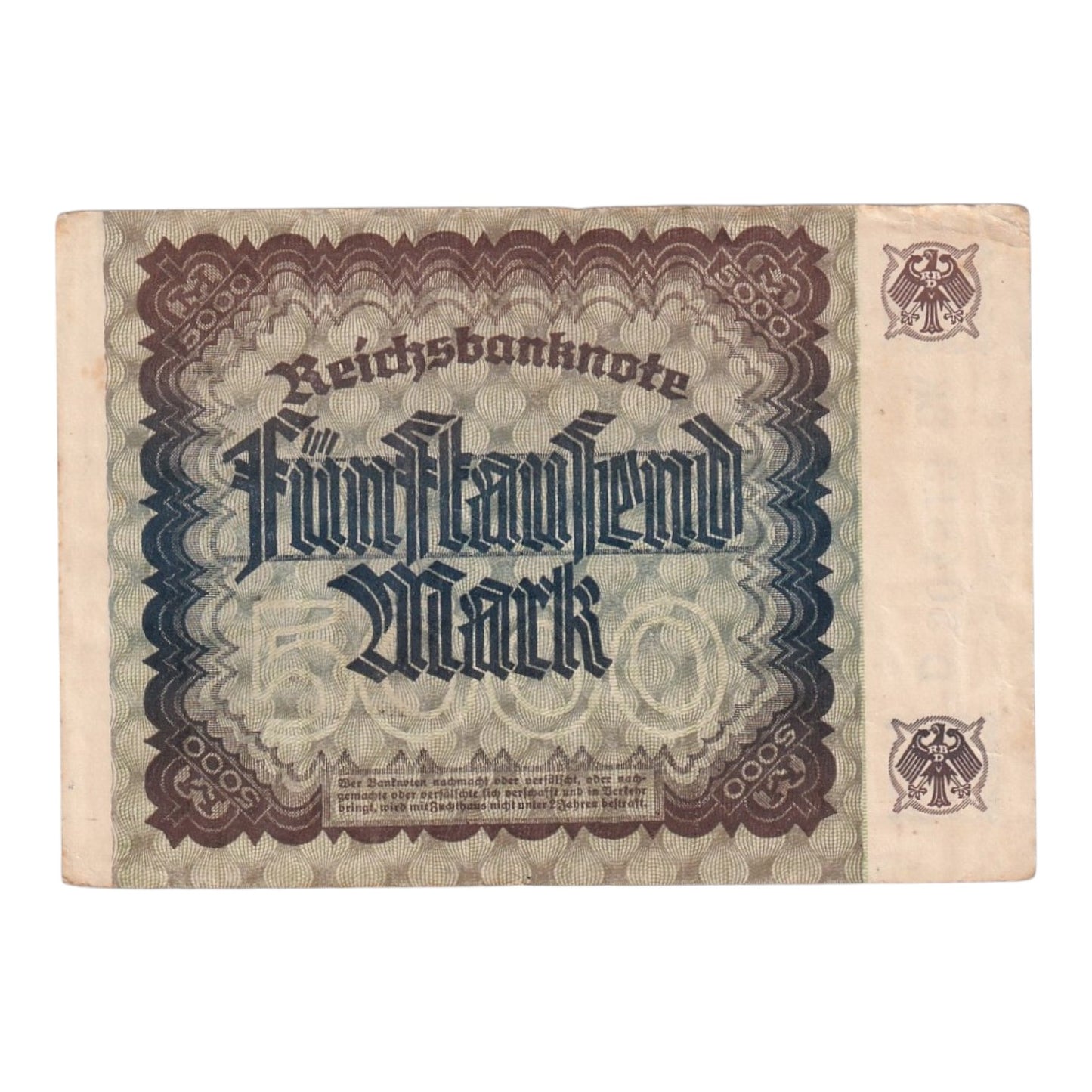 1922 Germany - p81  - 5000 Mark