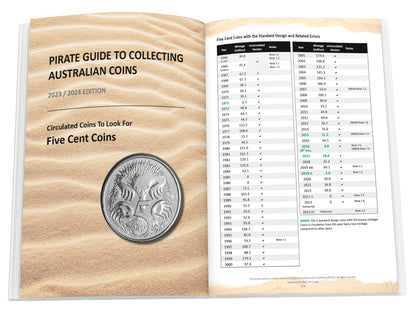 Pirate Guide to Collecting Australian Coins Paperback: 2023-2024 Edition - Loose Change Coins