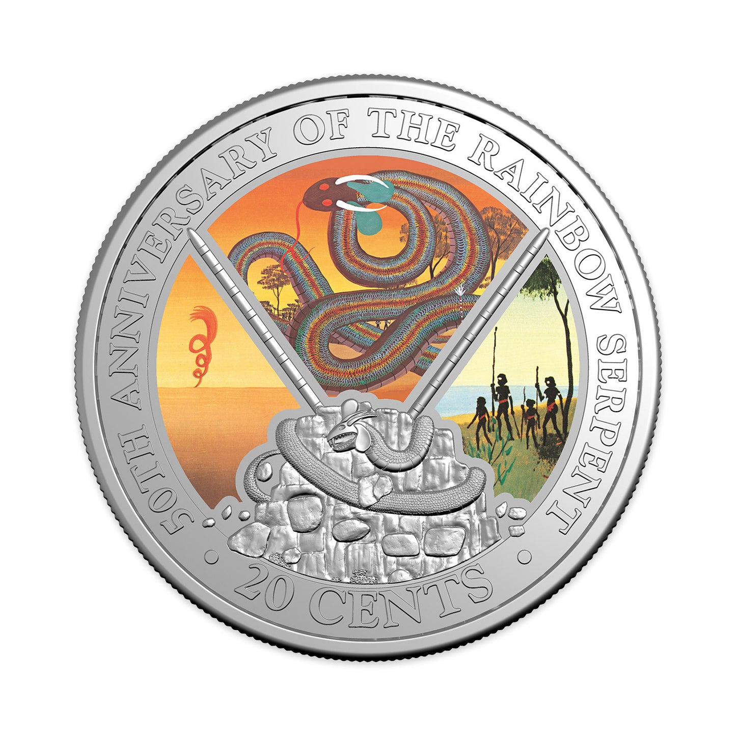 2025 PNC - The Rainbow Serpent 50th Anniversary Postal Numismatic Cover