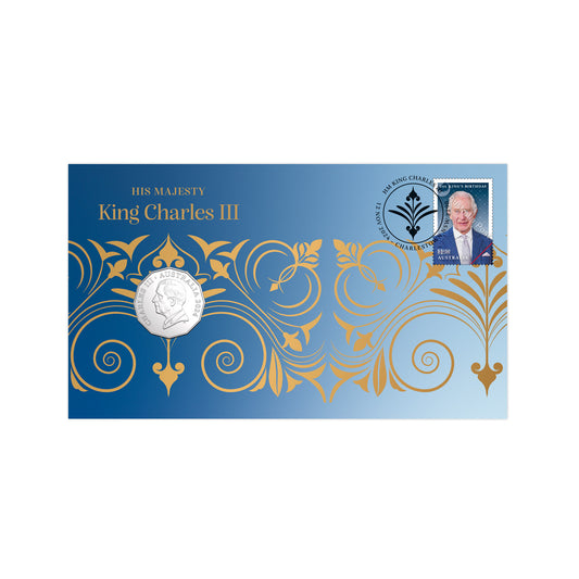 2024 PNC - King's Birthday 50c Coin Postal Numismatic Cover