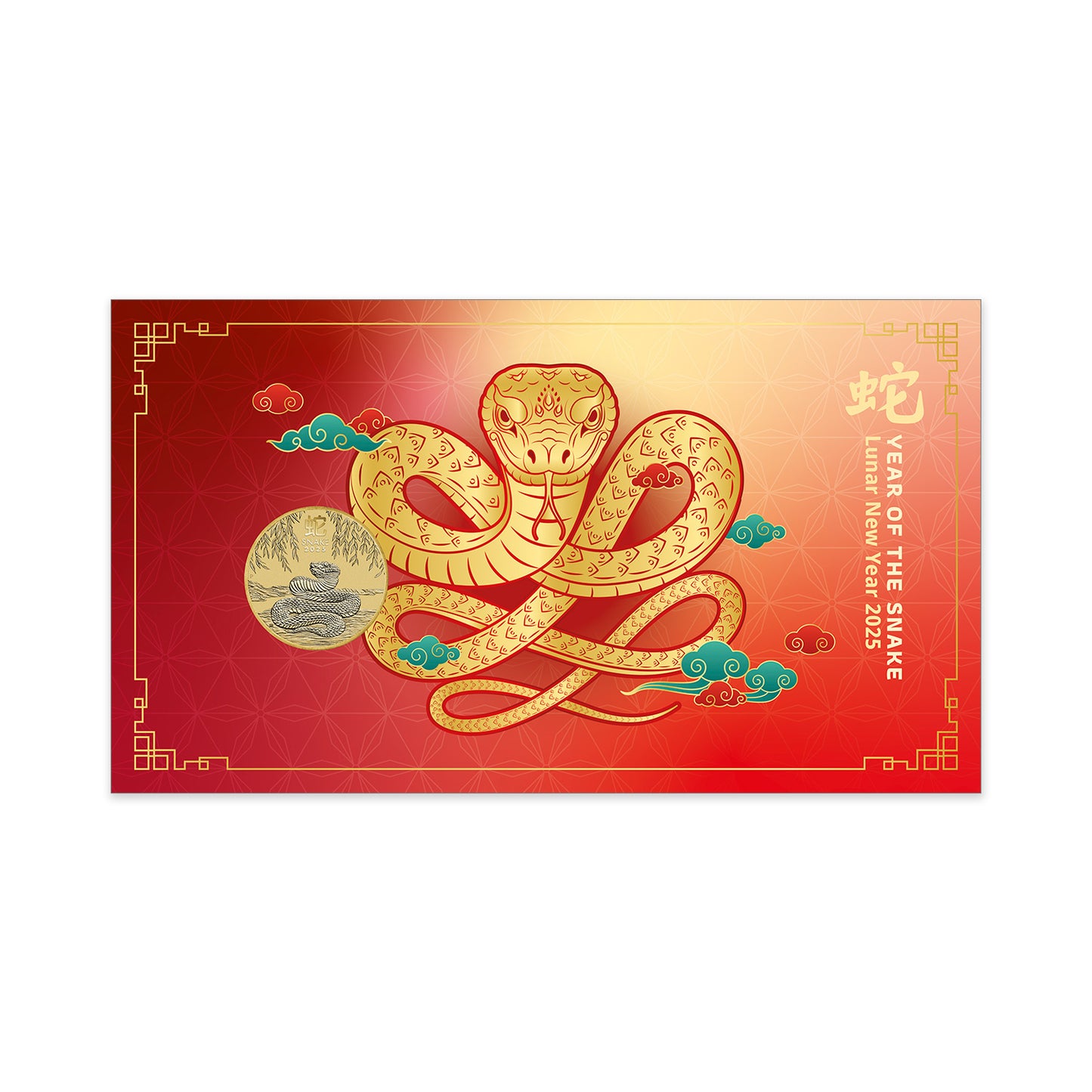 2025 Perth Mint PNC - Christmas Island Lunar New Year - Year of the Snake