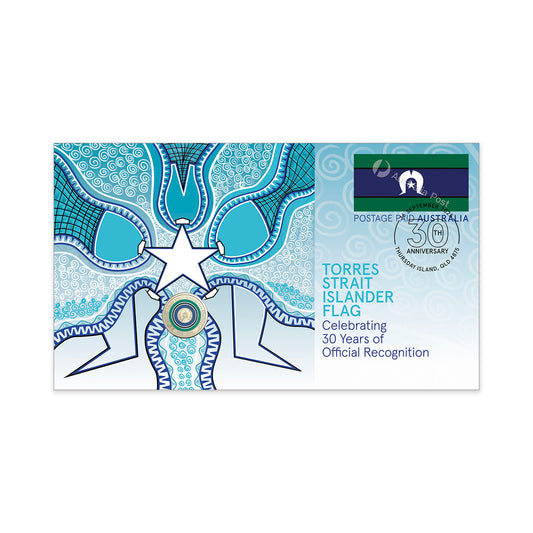 2025 PNC - 30th Anniversary of the Torres Strait Islander Flag Postal Numismatic Cover