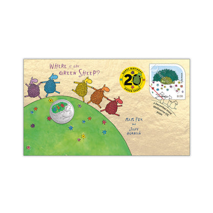 2024 PNC - Where is the Green Sheep? 20th Anniversary Postal Numismatic Cover