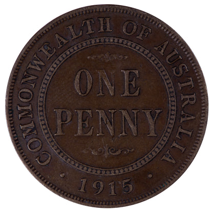 1915 (L) Australian Penny - Very Good