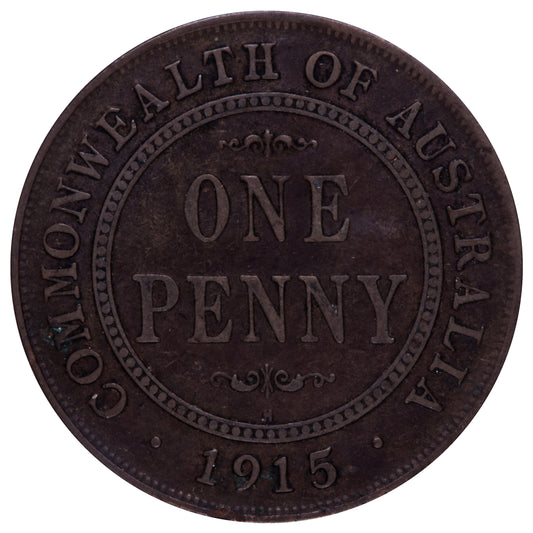 1915 (H) Australian Penny - Very Good