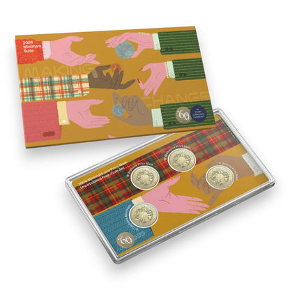 2026 $1 Mintmark and Privy Mark Uncirculated 4-Coin Set - 60th Anniversary of Decimal Currency