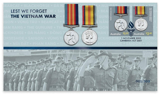 2023 Vietnam War Mini Replica Medal Prestige Cover