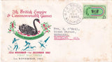 1962 Australian First Day Cover -2/3d VII Commonwealth Games - Loose Change Coins