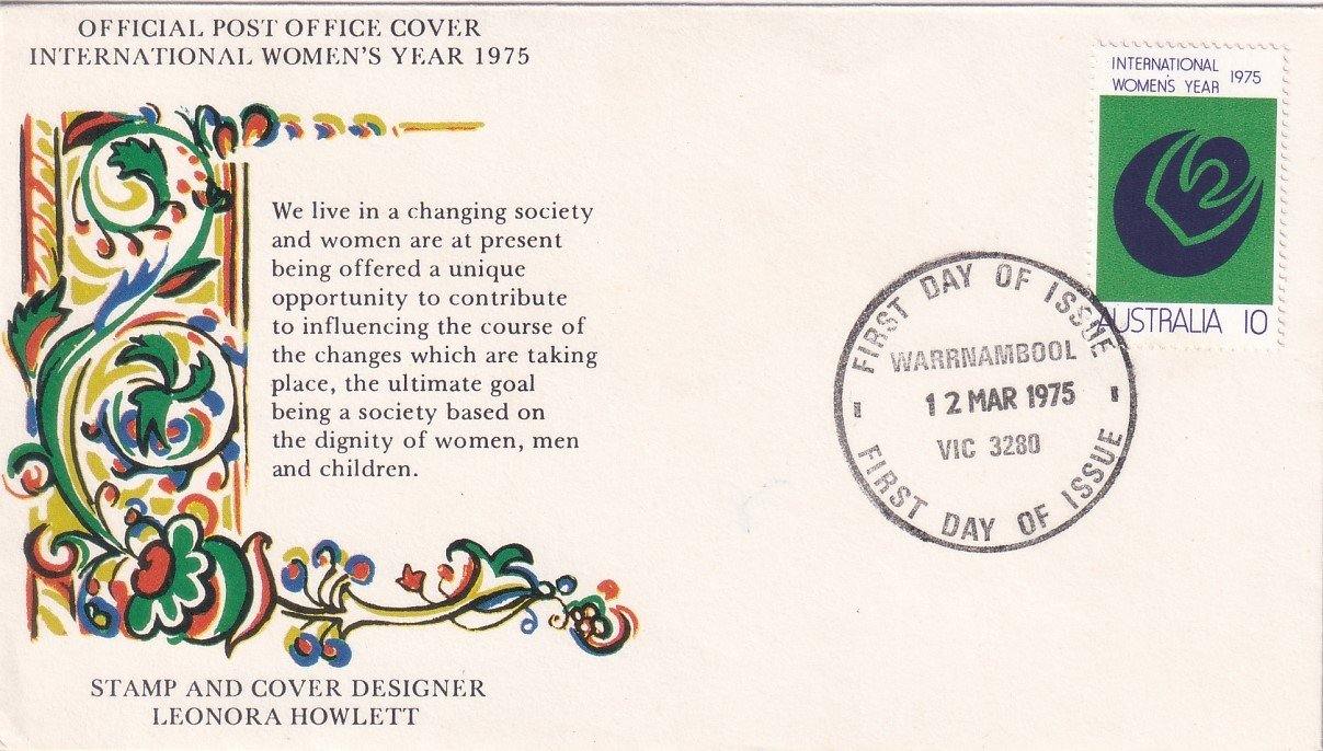 1975 Australian First Day Cover - International Women's Year #2 - Loose Change Coins