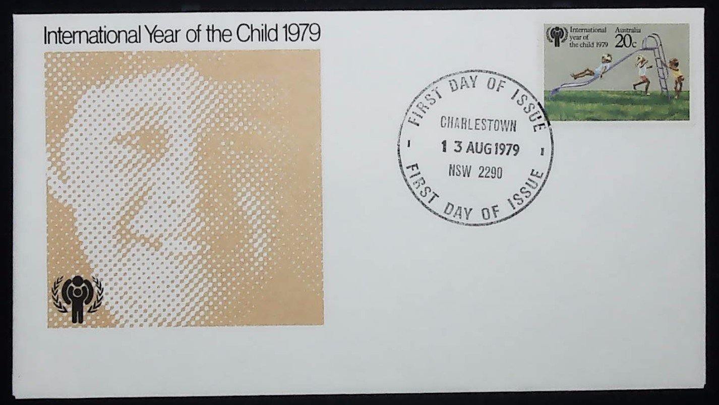 1979 Australian First Day Cover - International Year of the Child #2 - Loose Change Coins