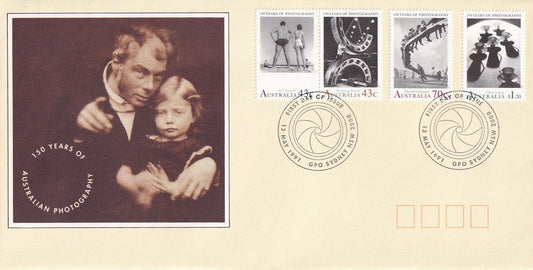1991 Australian First Day Cover - Photography in Australia - 150th Anniversary - FDC (4) - Loose Change Coins