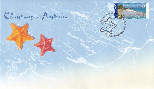 2000 Australian First Day Cover - Christmas in Australia - Loose Change Coins