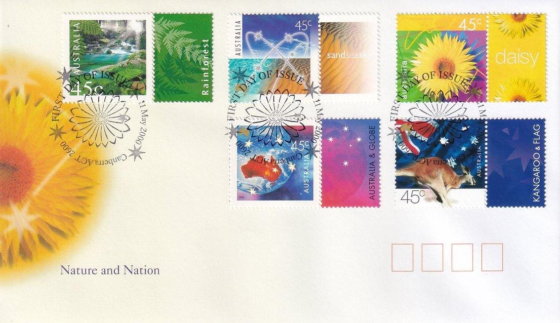 2000 Australian First Day Cover - Nature and Nation FDC (5) - Loose Change Coins