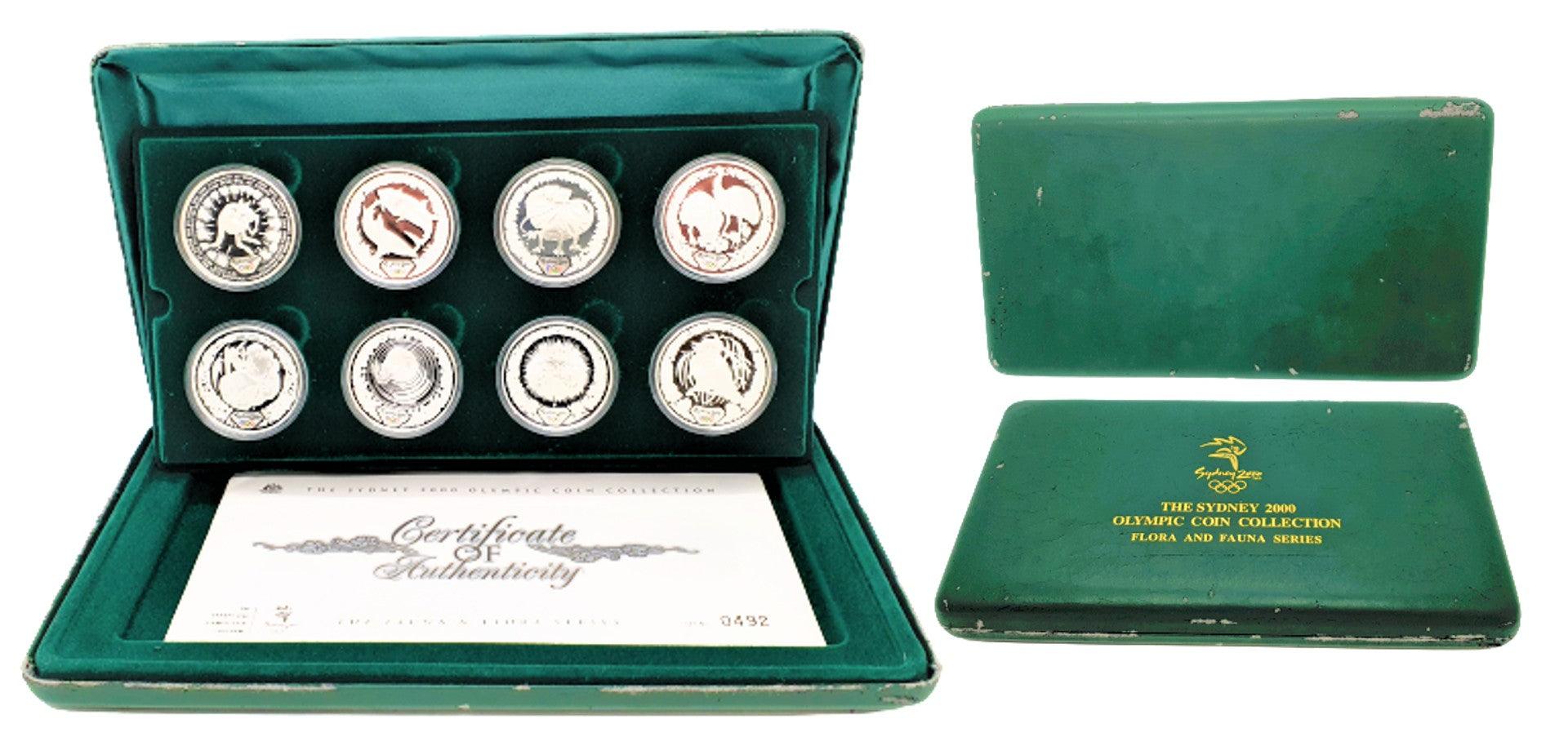The Sydney 2000 Olympic Silver Coin Collection - 16 Silver Proof Coins (506.16 grams of .999 Silver) - Loose Change Coins
