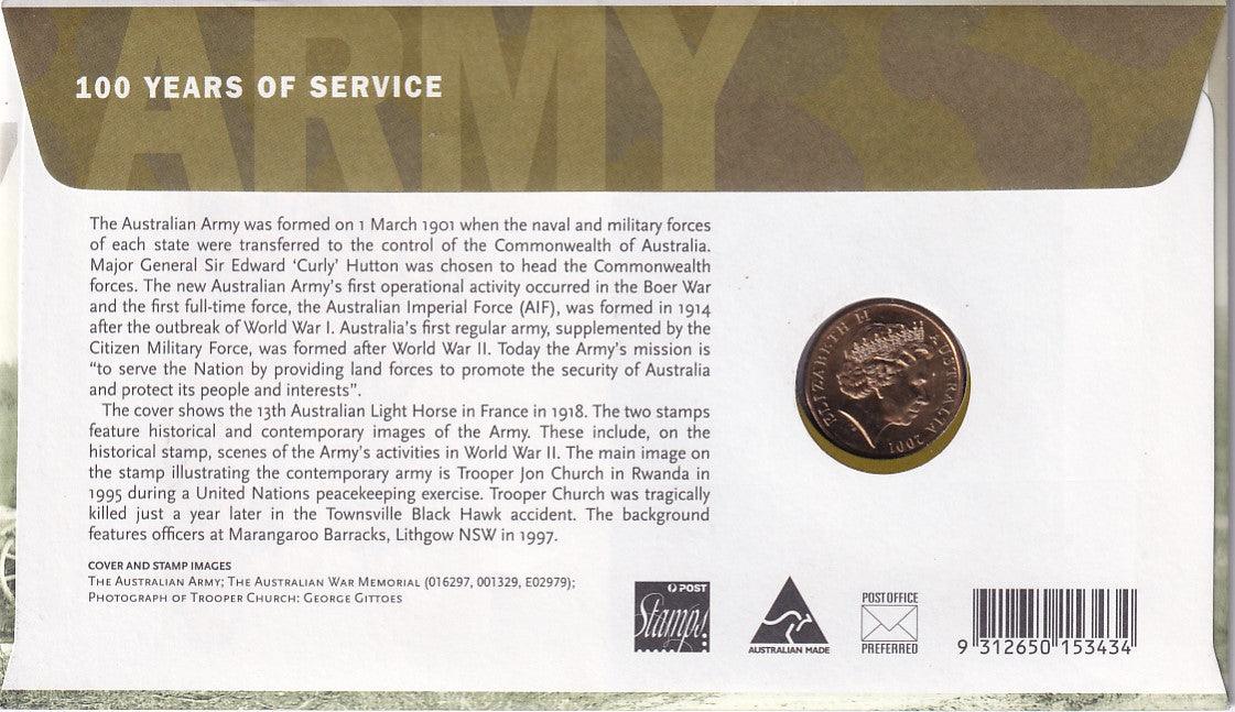 2001 PNC - 100 Years of Service - Centenary of the Army - Loose Change Coins
