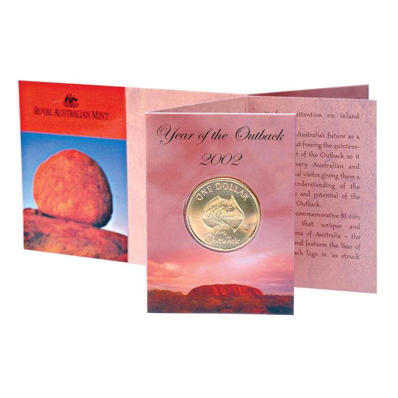 2002 Australian One Dollar Coin - Year of the Outback - Multiple Mintmarks Available! - Loose Change Coins