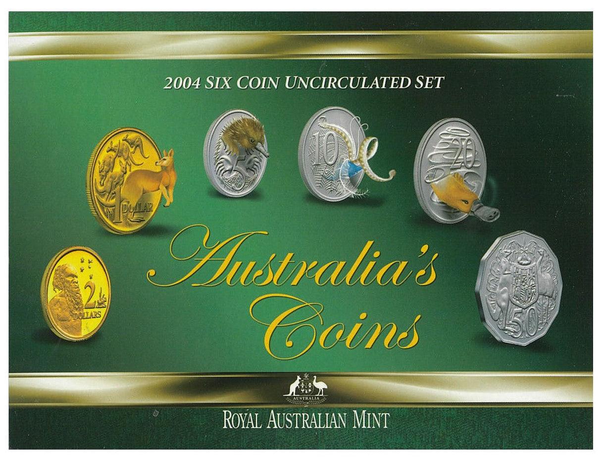 2004 Royal Australian Mint 6 Coin Set - Come Alive - Loose Change Coins
