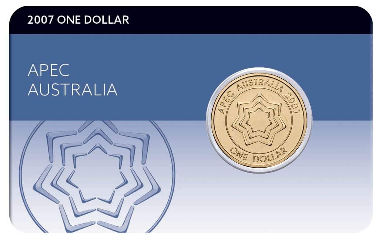 APEC Australia 2007 $1 Al-Br Coin Pack - Loose Change Coins