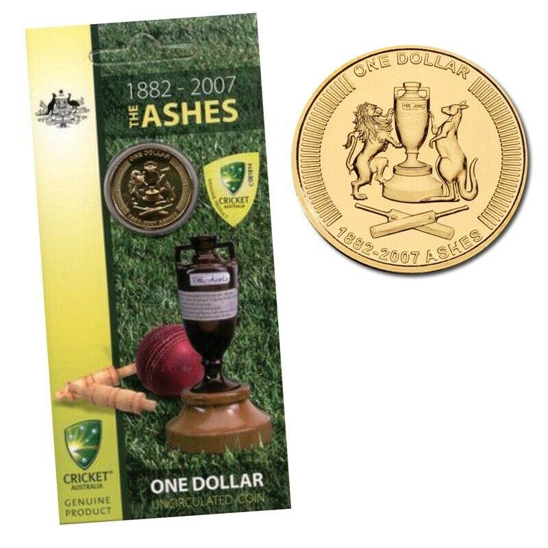 2007 The Ashes 1882 - 2007 - Uncirculated $1 Coin - Loose Change Coins