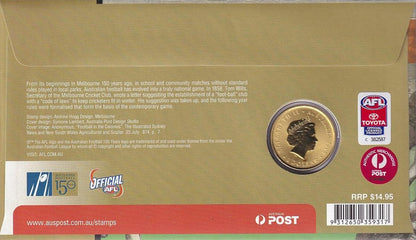 2008 Perth Mint PNC - 150 Years of Australian Football - Loose Change Coins