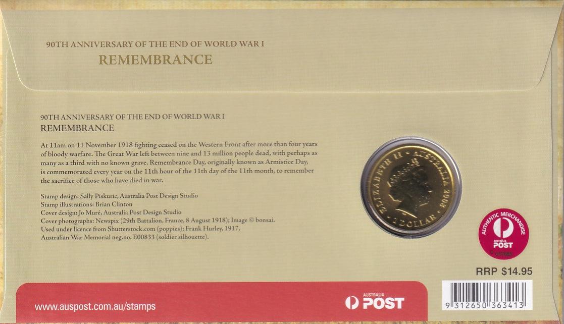 2008 Perth Mint PNC - Lest We Forget End of World War One 90th Anniversary - Loose Change Coins