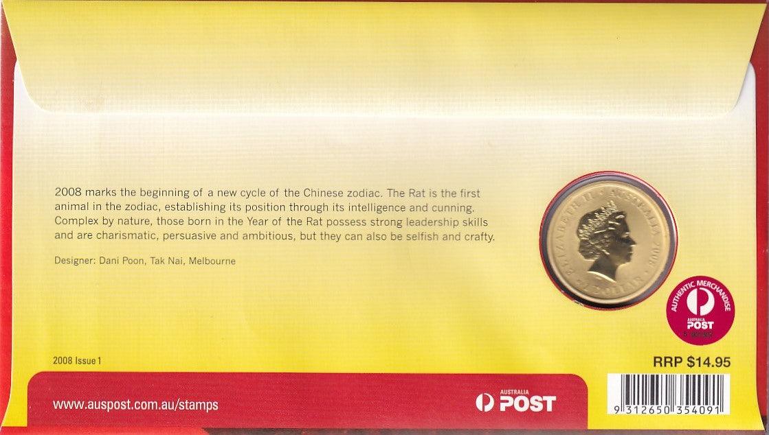 2008 Perth Mint PNC - Year of the Rat - Loose Change Coins