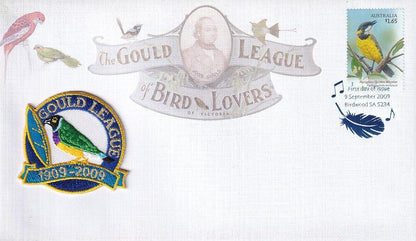 2009 Prestige FDC - The Gould League of Bird Lovers of Victoria - Loose Change Coins