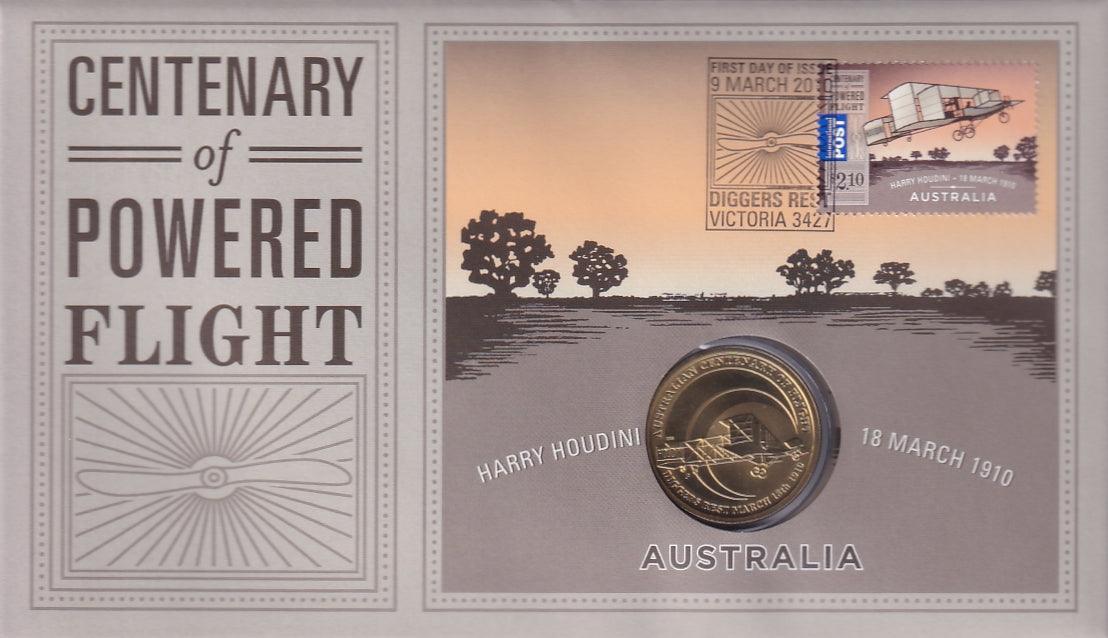2010 Perth Mint PNC - Centenary of Powered Flight - Loose Change Coins